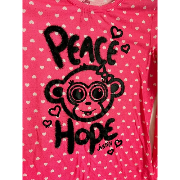 JUSTICE (Original 2000's) Y2K 2 piece Pajama Set SIZE Girls 18/20 - Picture 4 of 8